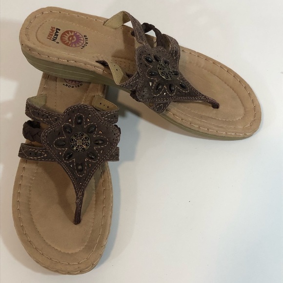 Earth Spirit Shoes | C5 Earth Spirit Leather Sandals Sz 9 | Poshmark